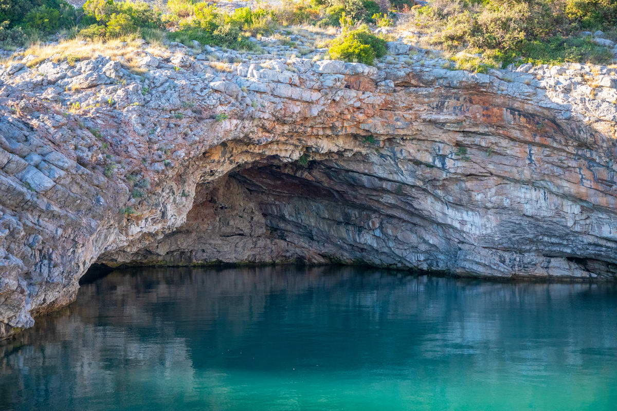 The Blue Cave - a natural phenomenon of Montenegro